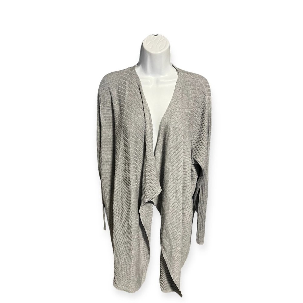 Lane Bryant Open Gray Cardigan NWT
